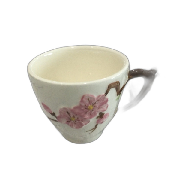 Vintage Metlox Peach Blossom Poppytrail China Cup and Saucer Set - Picture 4 of 12